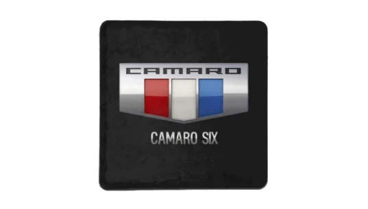 Camaro Six Coaster - Black