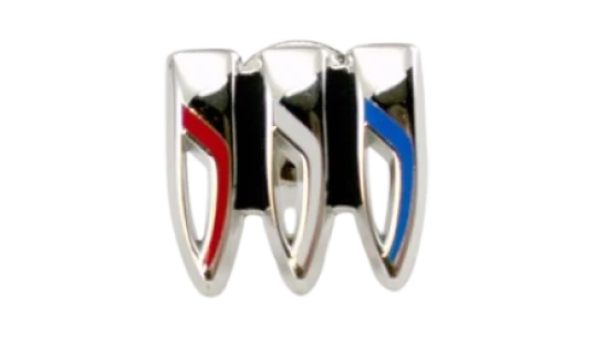 Buick Lapel Pin - Red/White/Blue