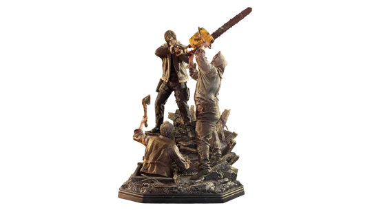 Leon S. Kennedy VS Chainsaw Villager Bonus Version