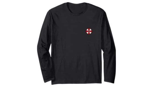 Umbrella Long Sleeve T-Shirt - Black