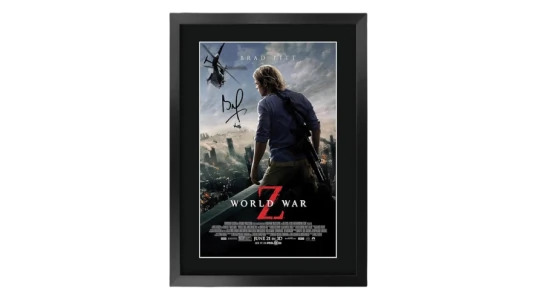 World War Z 2013 Printed Poster Signed Memorabilia