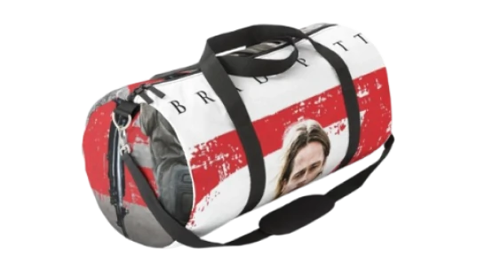 World War Z Duffle Bag - Black/White/Red