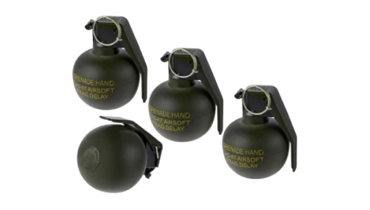 TAG-67 Airsoft Frag Grenade Pack Of 6