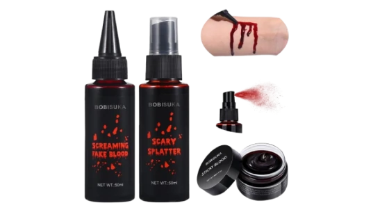 Halloween Fake Blood Makeup Kit Pack Of 3