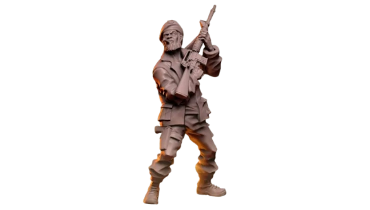 L4D Bill Overbeck Unpainted Figure