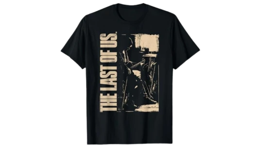 Ellie with Guitar Edgy T-Shirt - Black