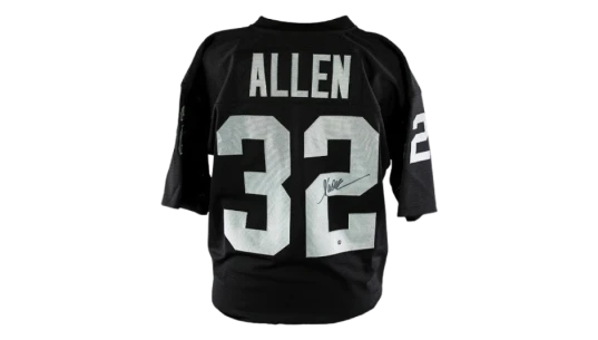 Marcus Allen Back Signed Oakland Raiders Jersey