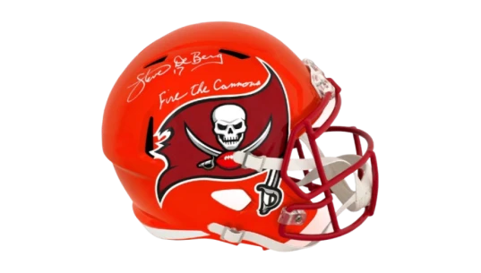 Steve DeBerg Signed Flash Full Size Speed Replica Helmet
