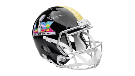 Jaxon Smith Signed Speed Super Bowl LX Replica Helmet