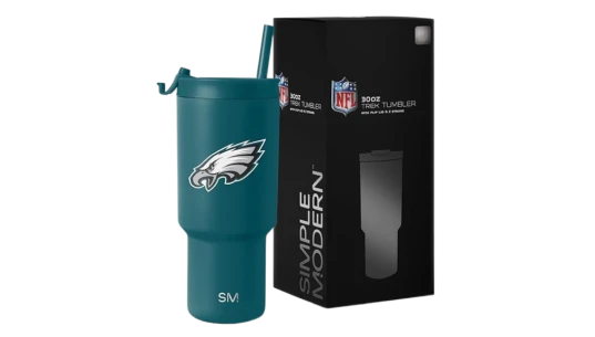 Tumbler with Flip Lid and Straw Lid 887ml - Green