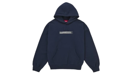 Motion Logo Hooded Sweatshirt - Navy