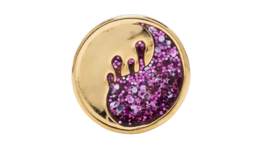 Detox Glitter Coin - Sterling Silver