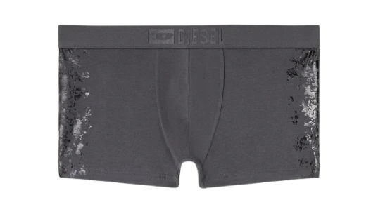 Damien-Gft Sequin Boxer Briefs - Grey