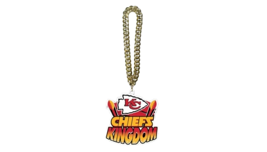 Slogan Fan Chain Necklace