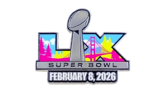 Super Bowl LX 60 Logo Commemorative Lapel Pin - San Francisco