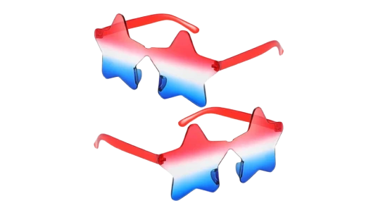 USA Patriotic Star Sunglasses Set Of 2