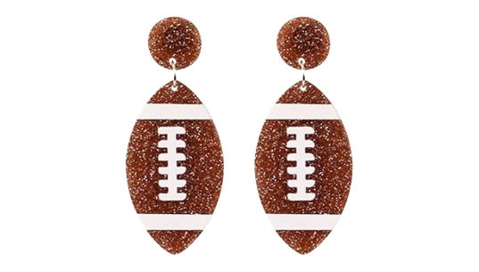 Superbowl Football Earrings