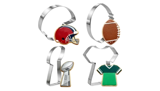 American Football Cookie Cutters Set Of 4