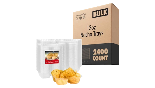 Plastic Nacho Trays (2400 Pack)