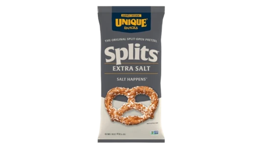 Unique Snacks Extra Salt Splits Pretzels 312g 3 Pack