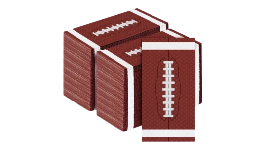 100Pcs Football Paper Napkins