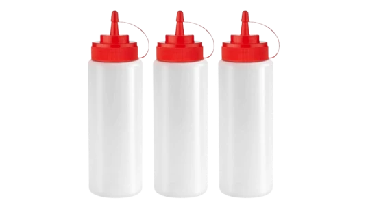 Condiment Squeeze Bottles for Sauces 355ml