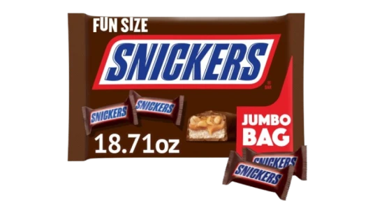 Chocolate Candy Bars Fun Size Jumbo Bag 530g