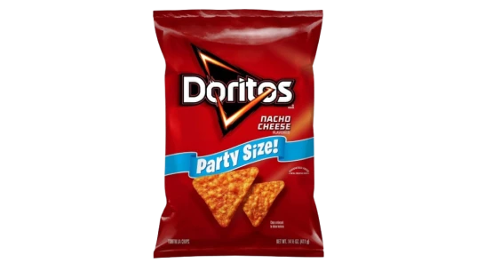 Doritos Nacho Cheese Tortilla Chips 411g Party Size Bag