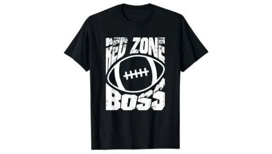 Red Zone Boss T-Shirt - Red/White