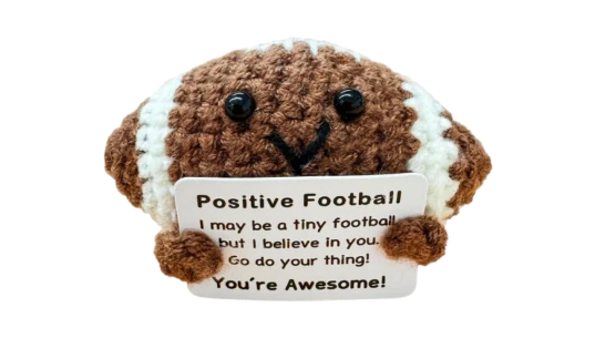 Funny Crochet Mini Football Gift