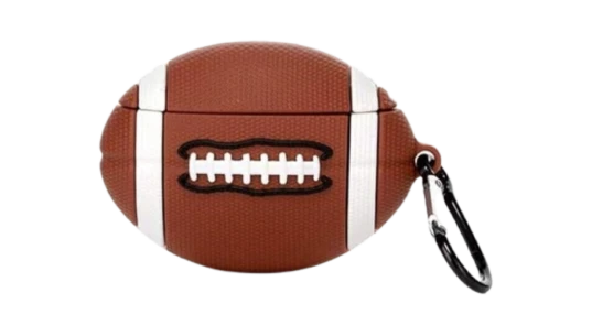 American Football Airpods Case - Brown/Black/White
