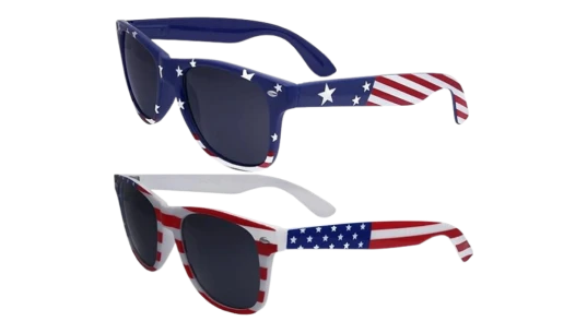 USA Flag Classic Patriot Sunglasses - Multicolor