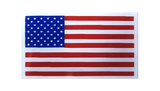 20 Mil American Flag Helmet Decal Set Of 50