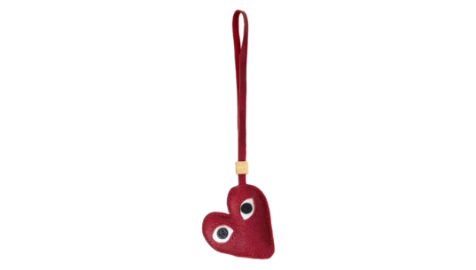 Heart Bag Charm - Red