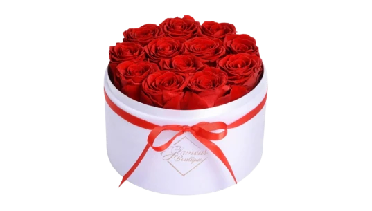 Flowers Forever Gift Box 12 Real Preserved Roses