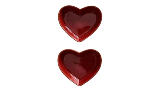 Mini Heart Bowls Set Of 2