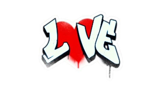 LOVE Graffiti Sticker