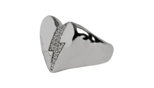 Heartbreaker Flash Ring - Silver