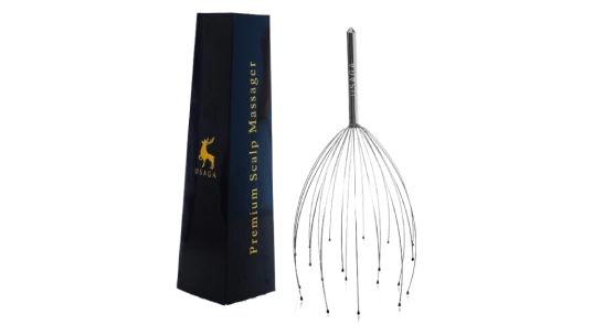 Head Massager Scalp Massager 20 Fingers - Silvery