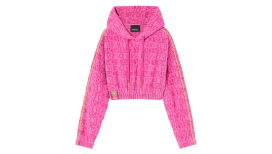 I Love Baroque Hoodie - Fuchsia Pink