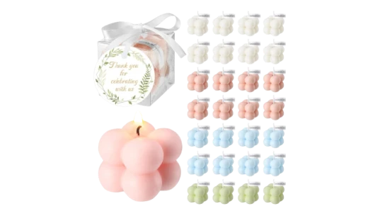 Bubble Candles Set Of 40 - Multicolor 