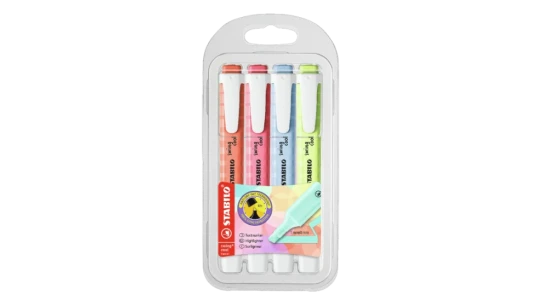 Swing Cool Pastel Highlighters Set 4 Pcs