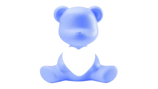 xs Teddy Heart Lamp -Light Blue