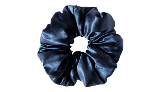 Midnight Blue Pillow Scrunchie - Midnight Blue