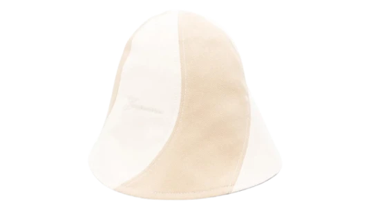 Striped Bucket Hat - Beige