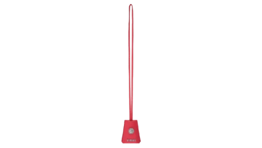 Logo-Charm Keyring - Red