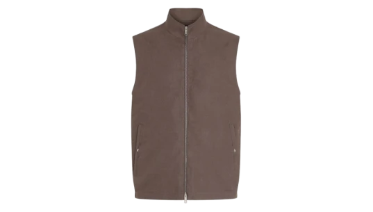 Oasi Lino Vest - Taupe Brown