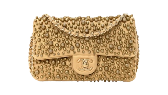 2014 Small Classic Flap Shoulder Bag Pre-Owned - Gold-Tone