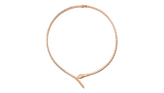 Serpenti Viper Necklace - 18KT Rose Gold