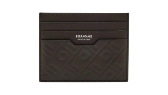 Monogram Cardholder - Dark Brown